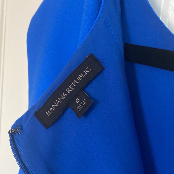 Cobalt blue Banana Republic dress size 6 - Picture 3 of 4